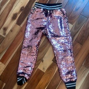 Sequin girls pants